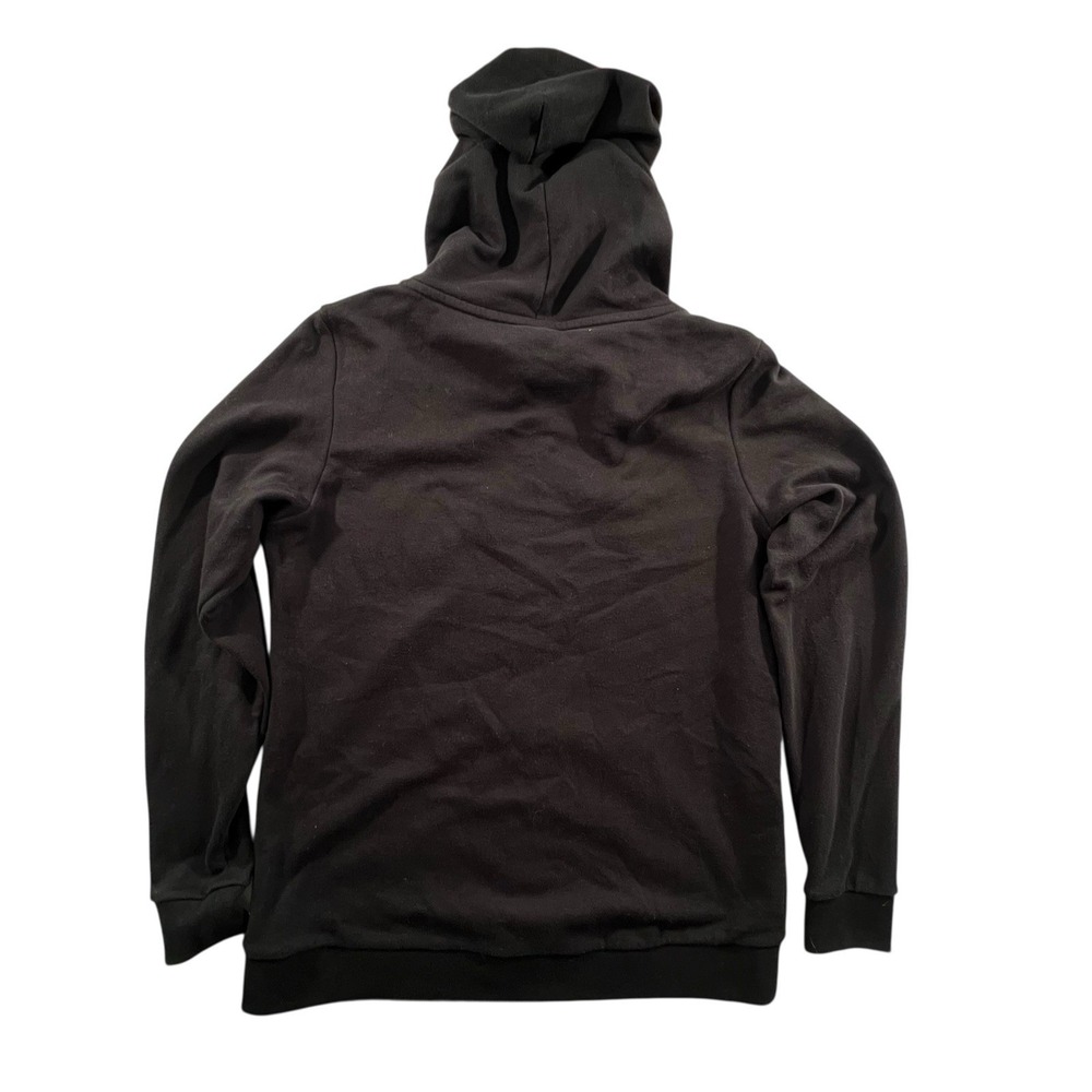 Victoria's Secret PINK Black Full Zip Hoodie Sweatshirt Women's Medium - Picture 8 of 10
